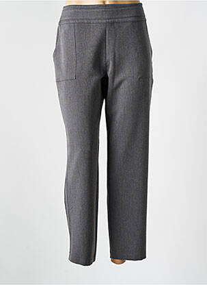 Pantalon 7/8 taille haute taille haute gris ANNAHPA femme