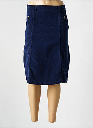 Jupe mi-longue stretch bleu ARMOR LUX femme