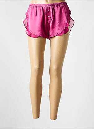 Pyjama taille élastique violet LOVE STORIES femme