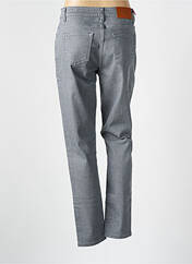 Jeans coupe slim gris LE GENTLE FACTORY pour femme seconde vue
