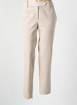 Pantalon chino beige ANNAHPA pour femme