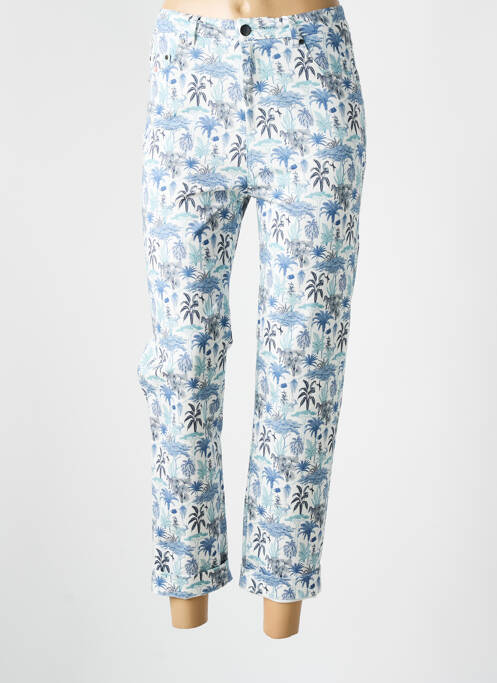 Pantalon 7/8 taille haute taille haute bleu VICOMTE ARTHUR femme