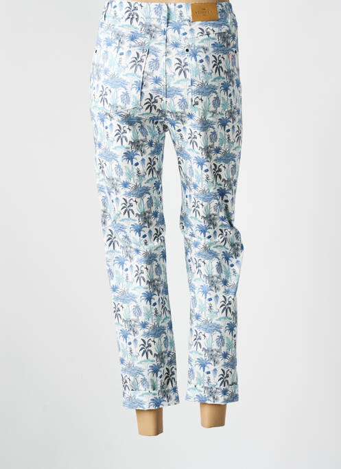 Pantalon 7/8 taille haute taille haute bleu VICOMTE ARTHUR femme