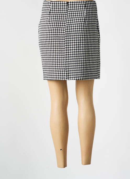 Jupe courte fermeture zippée au dos noir ANNAHPA femme