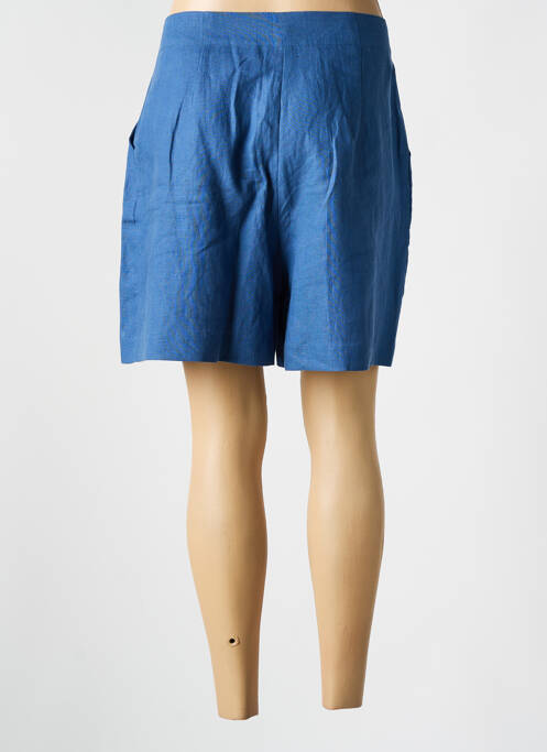 Short taille à pinces taille haute bleu LA GENTLE FACTORY femme