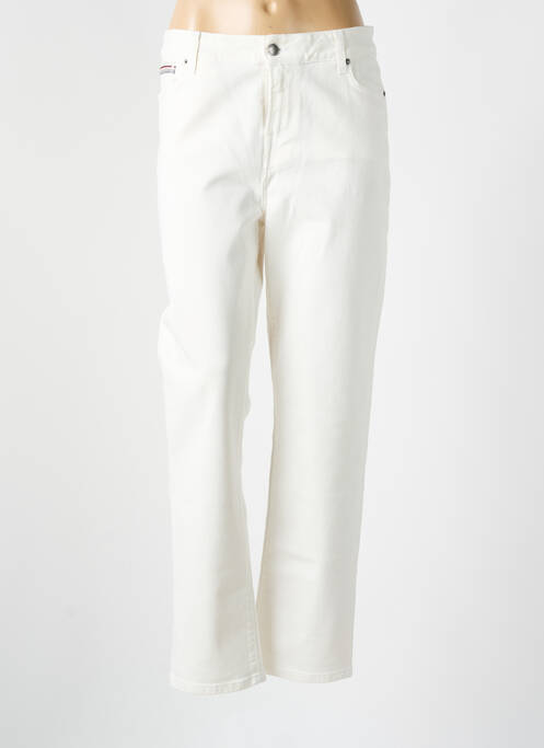 Jeans coupe slim beige LE GENTLE FACTORY pour femme