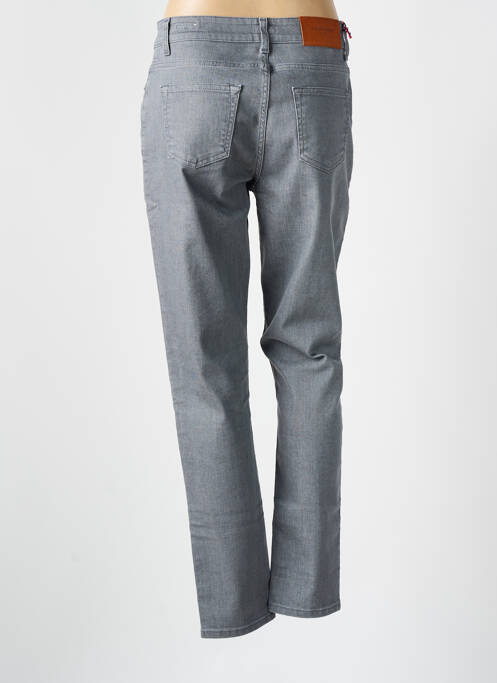 Jeans coupe slim gris LE GENTLE FACTORY pour femme