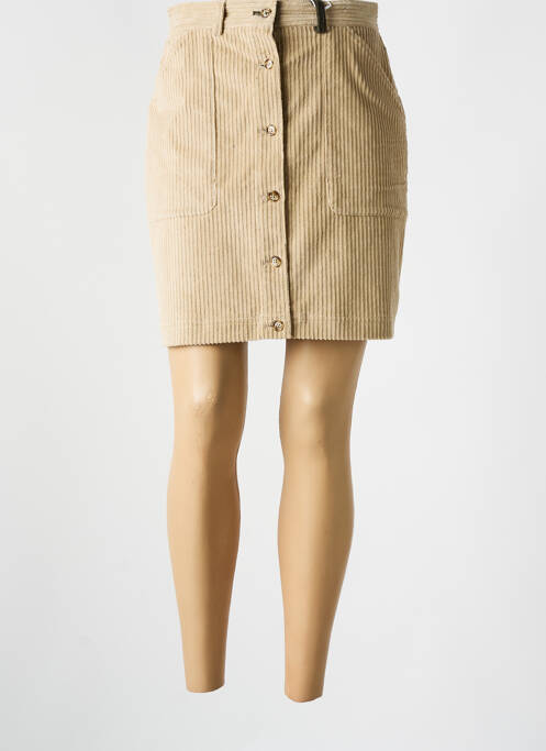 Jupe courte beige VICOMTE ARTHUR pour femme