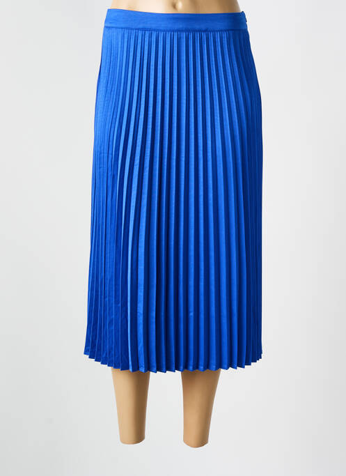 Jupe mi-longue bleu FRIME pour femme