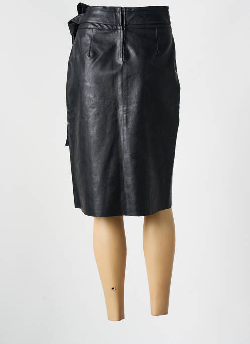 Jupe mi-longue noir ANNAHPA pour femme