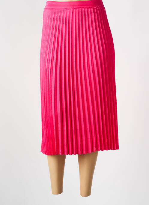 Jupe mi-longue rose fonce FRIME pour femme