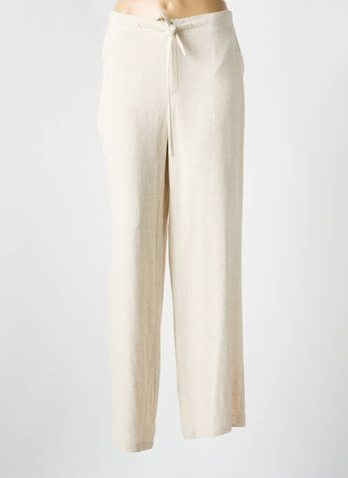 Pantalon droit beige ANNAHPA pour femme