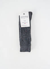Chaussettes gris fonce CHAUSSETTES ORPHELINES pour homme seconde vue