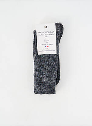 Chaussettes gris CHAUSSETTES ORPHELINES pour homme