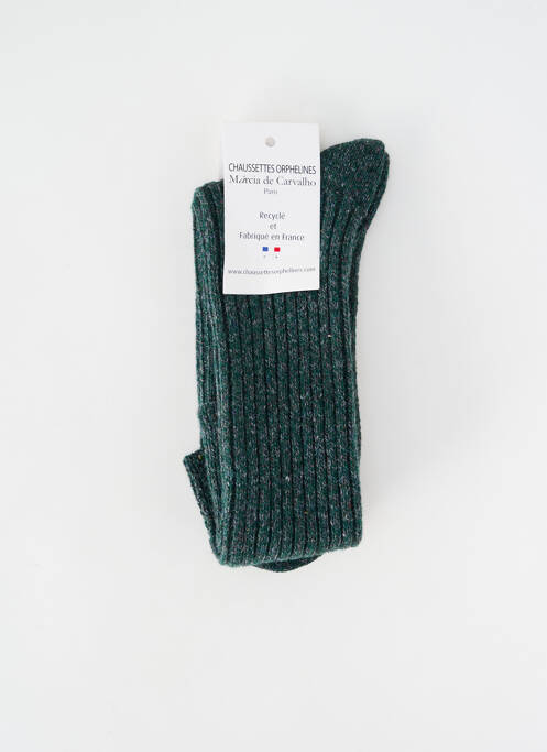 Chaussettes vert CHAUSSETTES ORPHELINES pour homme