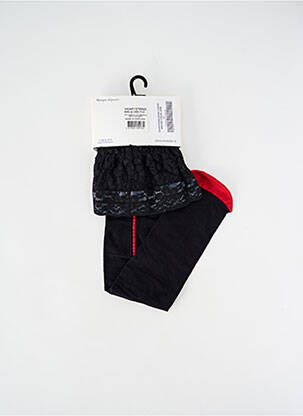 Bas imprimé fantaisie noir CLOVIS & CLOTHILDE femme