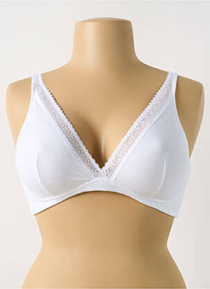Soutien-gorge sans armature haut soutien-gorge emboitant blanc SIMONE X SIMONE PÉRÈLE femme