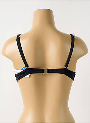 Haut de maillot de bain stretch haut soutien-gorge push-up noir ANTIGEL femme