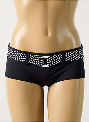Bas de maillot de bain shorty shorty noir ANTIGEL femme