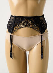 Guêpière/Porte-jarretelle noir AUBADE pour femme seconde vue