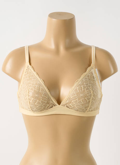 Soutien-gorge sans armature haut soutien-gorge emboitant beige SIMONE PERELE femme
