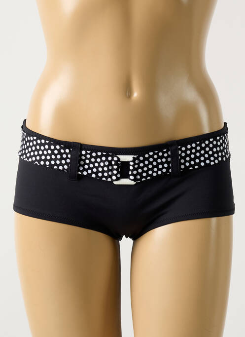 Bas de maillot de bain shorty shorty noir ANTIGEL femme