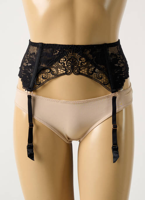 Guêpière/Porte-jarretelle noir AUBADE pour femme