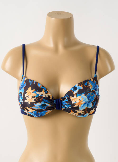 Haut de maillot de bain bleu RAE pour femme