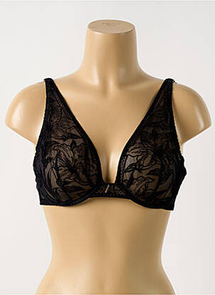 Soutien-gorge légère et transparente haut soutien-gorge emboitant noir AUBADE femme