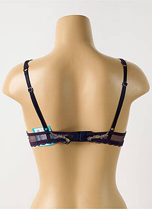 Soutien-gorge broderie haut soutien-gorge emboitant violet LISE CHARMEL femme