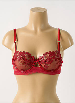 Soutien-gorge haut soutien-gorge balconnet haut soutien-gorge balconnet rouge LISE CHARMEL femme