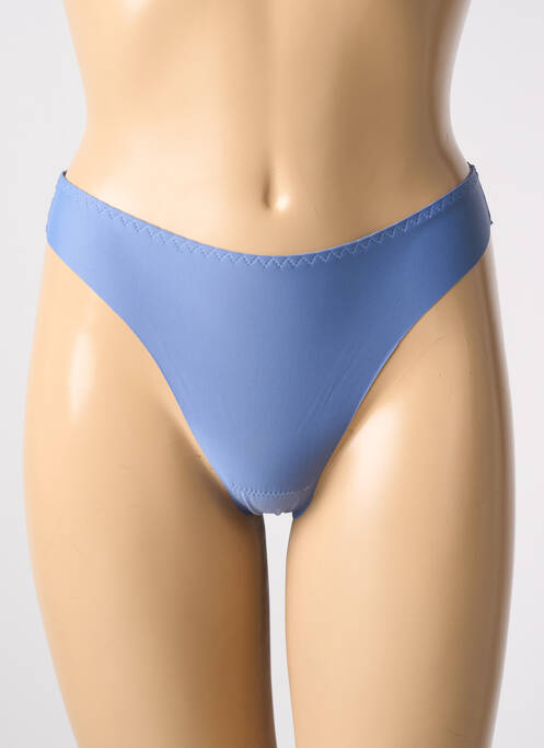 String bleu HANA pour femme