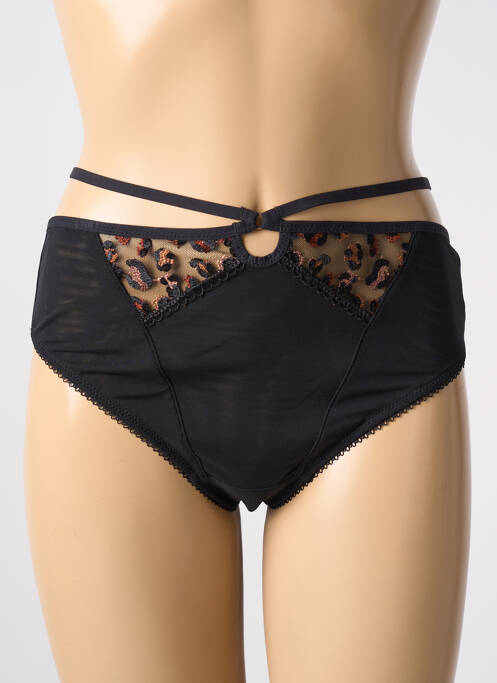 Tanga noir ELOMI pour femme
