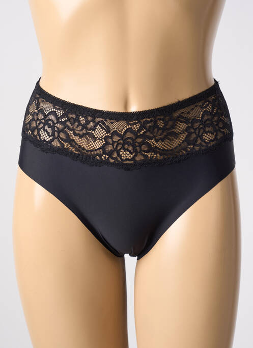 Culotte haute culotte noir ROSA JUNIO femme
