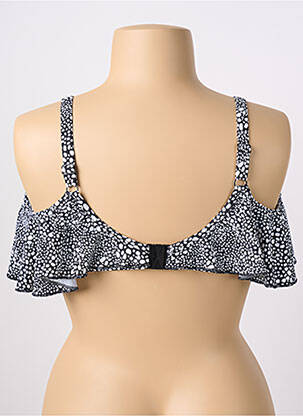 Haut de maillot de bain stretch haut soutien-gorge emboitant noir ELOMI femme