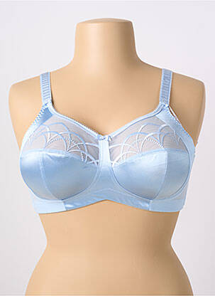 Soutien-gorge sans armature haut soutien-gorge emboitant bleu ELOMI femme