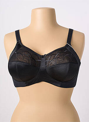 Soutien-gorge sans armature haut soutien-gorge emboitant noir ELOMI femme
