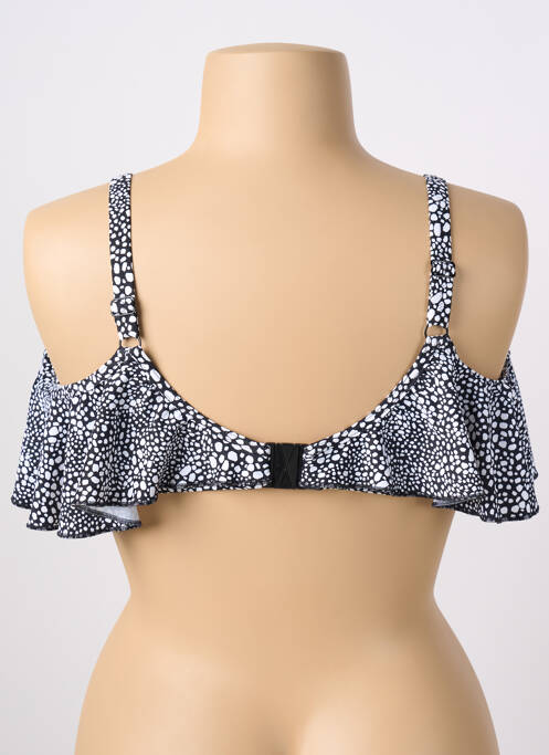 Haut de maillot de bain stretch haut soutien-gorge emboitant noir ELOMI femme
