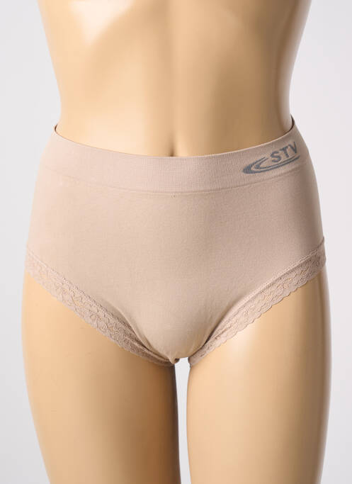 Culotte haute beige STV pour femme