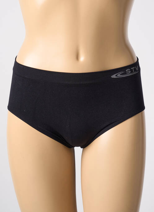 Culotte haute noir STV pour femme