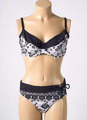 Maillot de bain 2 pièces noir SUN PLAYA pour femme seconde vue