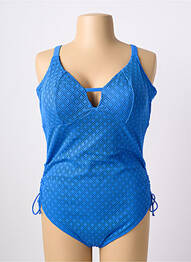 Maillot de bain 1 pièce haut triangles haut triangles bleu ELOMI femme