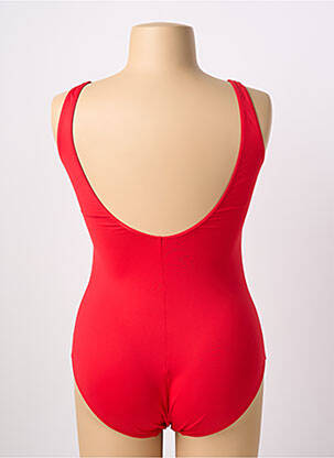 Maillot de bain 1 pièce stretch haut soutien-gorge moulé rouge SUN PLAYA femme