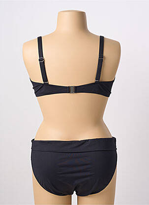 Maillot de bain 2 pièces stretch haut soutien-gorge balconnet noir SUN PLAYA femme