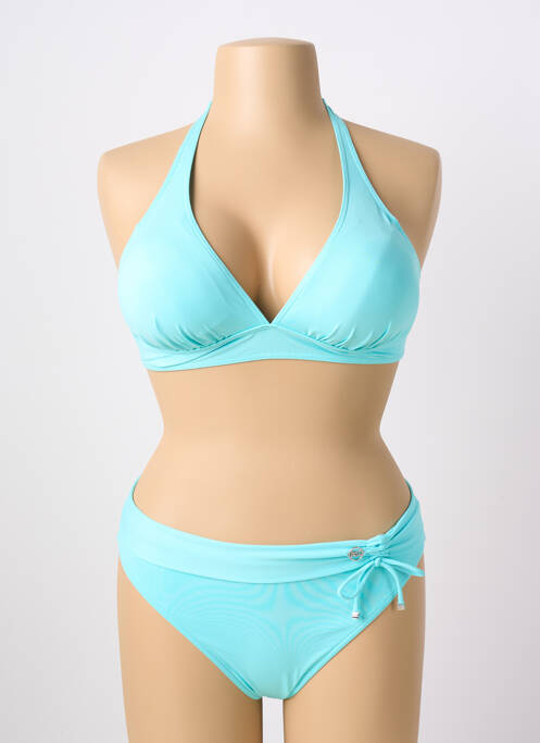 Maillot de bain 2 pièces bleu SUN PLAYA pour femme