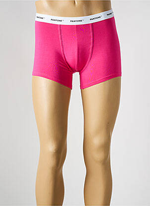 Boxer stretch rose PANTONE TM homme