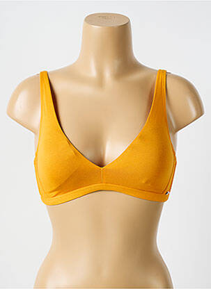 Soutien-gorge sans armature haut triangles orange PANTONE TM femme
