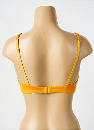 Soutien-gorge sans armature haut triangles orange PANTONE TM femme
