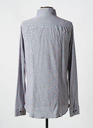 Chemise manches longues manches longues bleu DESOTO homme