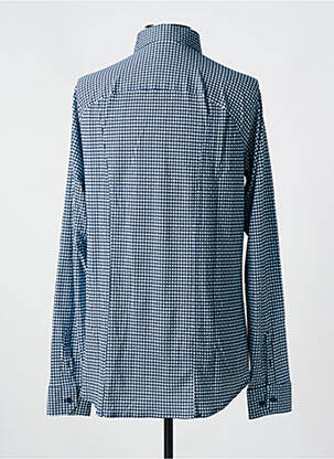 Chemise manches longues manches longues bleu DESOTO homme